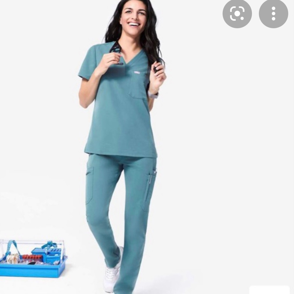 Limited edition hydrogreen FIGS scrubs